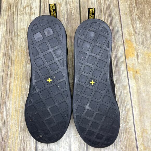 Dr. Martens Shoreditch Goth Minimalist Black Canvas High Top Sneakers Women Sz 8 - Picture 7 of 8